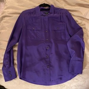 Purple J Crew Blouse